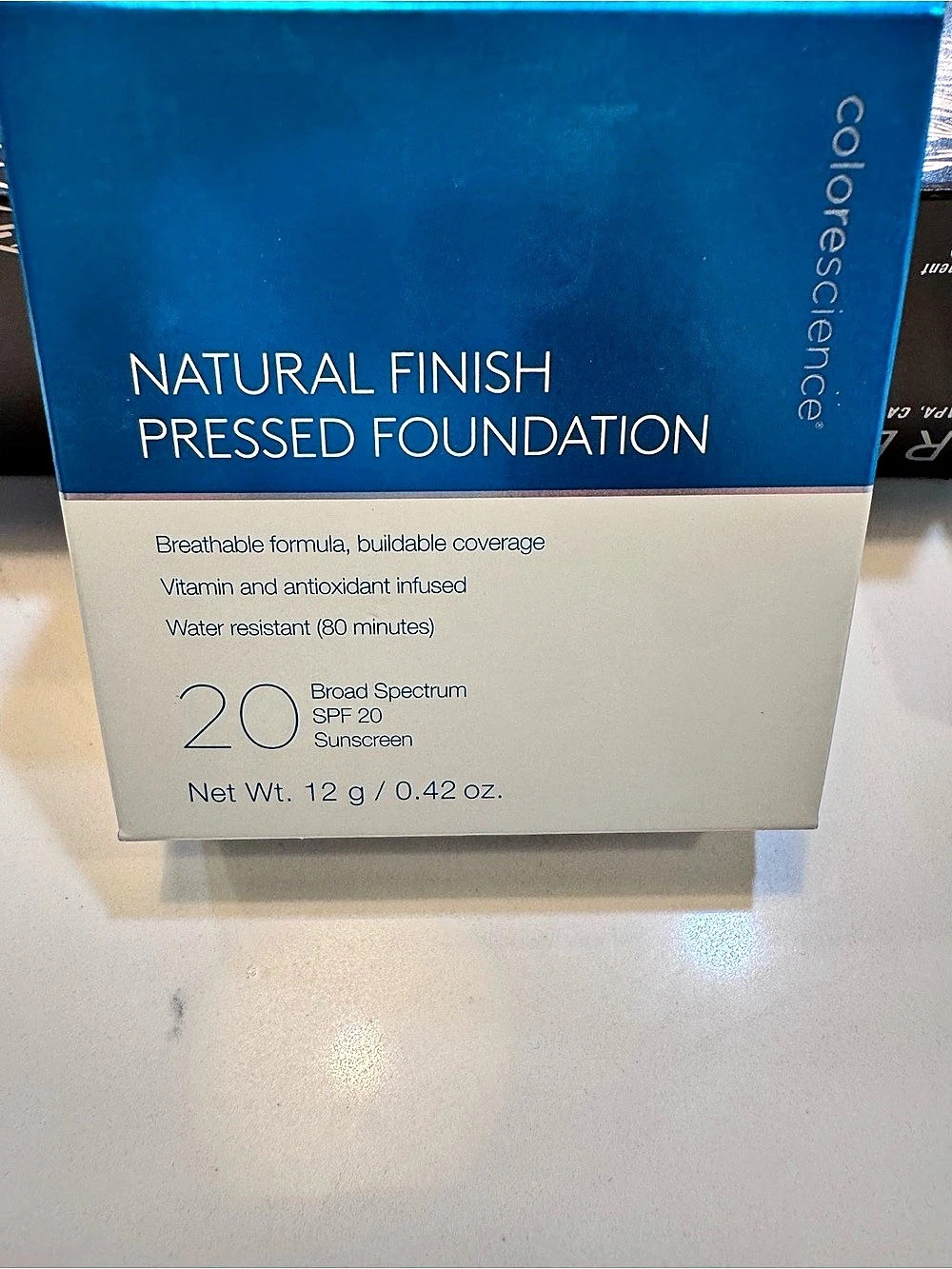 Colorescience Natural Finish Pressed Foundation SPF 20 Shade 20 NWT